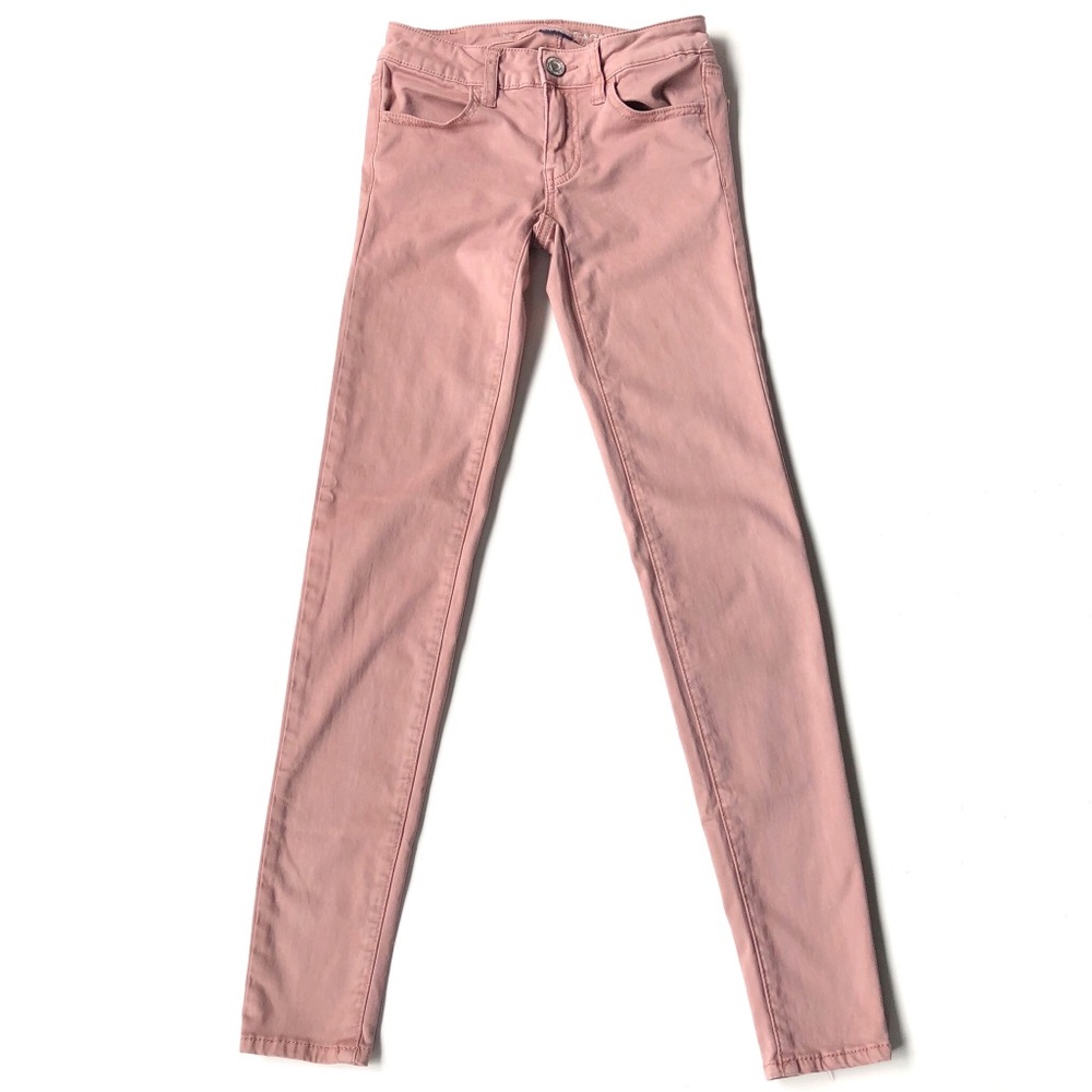 American Eagle Mauve Super Stretch Jeggings